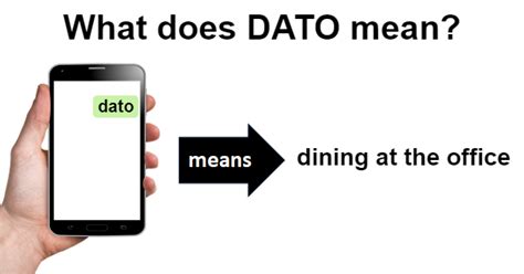 dato meaning|Dato Definition & Meaning